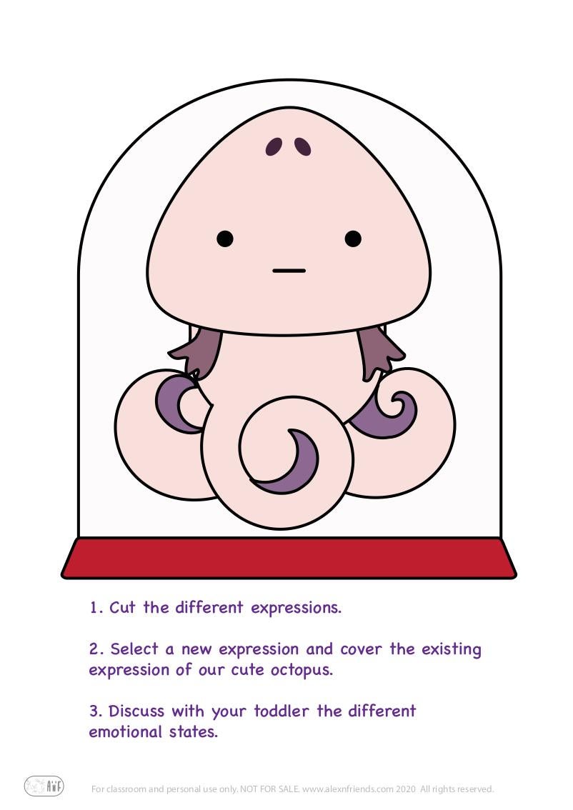 Little octopus - Instructions