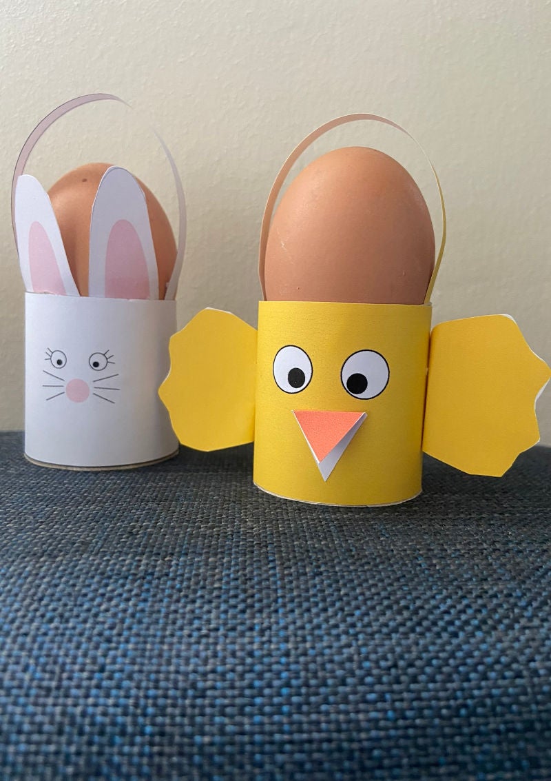 Toilet roll Easter baskets