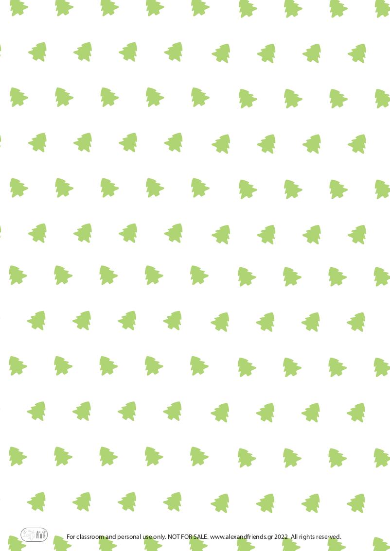 Πράσινα Δεντράκια στο Χιόνι
