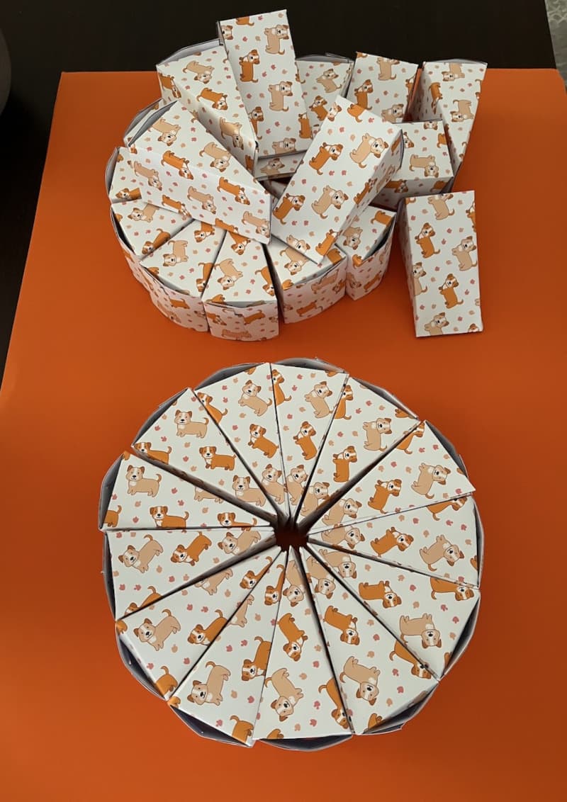 Easy Printable Paper Birthday Cake for kids