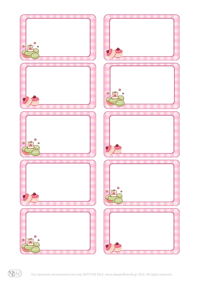 Καρπουζάκια και γλυκάκια