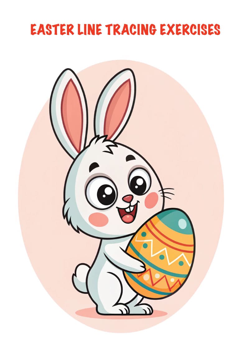 Easter Line Tracing Exercises