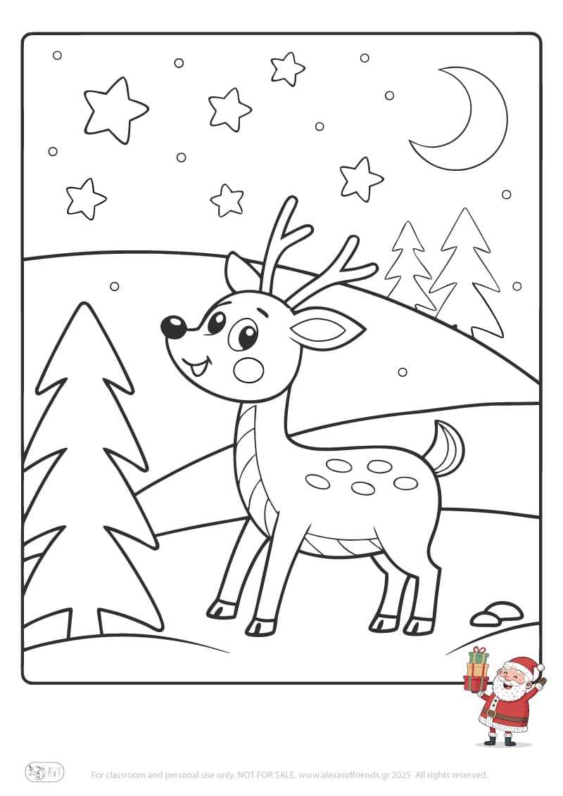 Rudolf in the forest