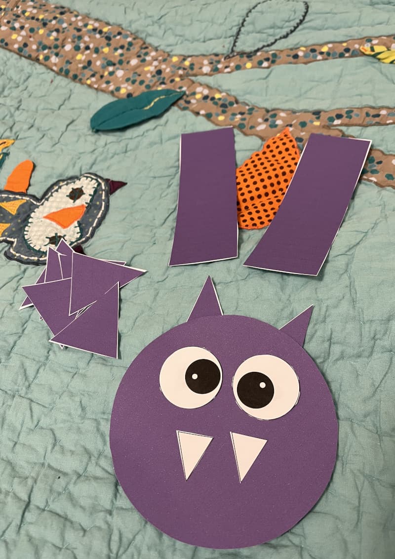 Νυχτερίδες Halloween — παιδική χειροτεχνία από εκτυπώσιμο υλικό