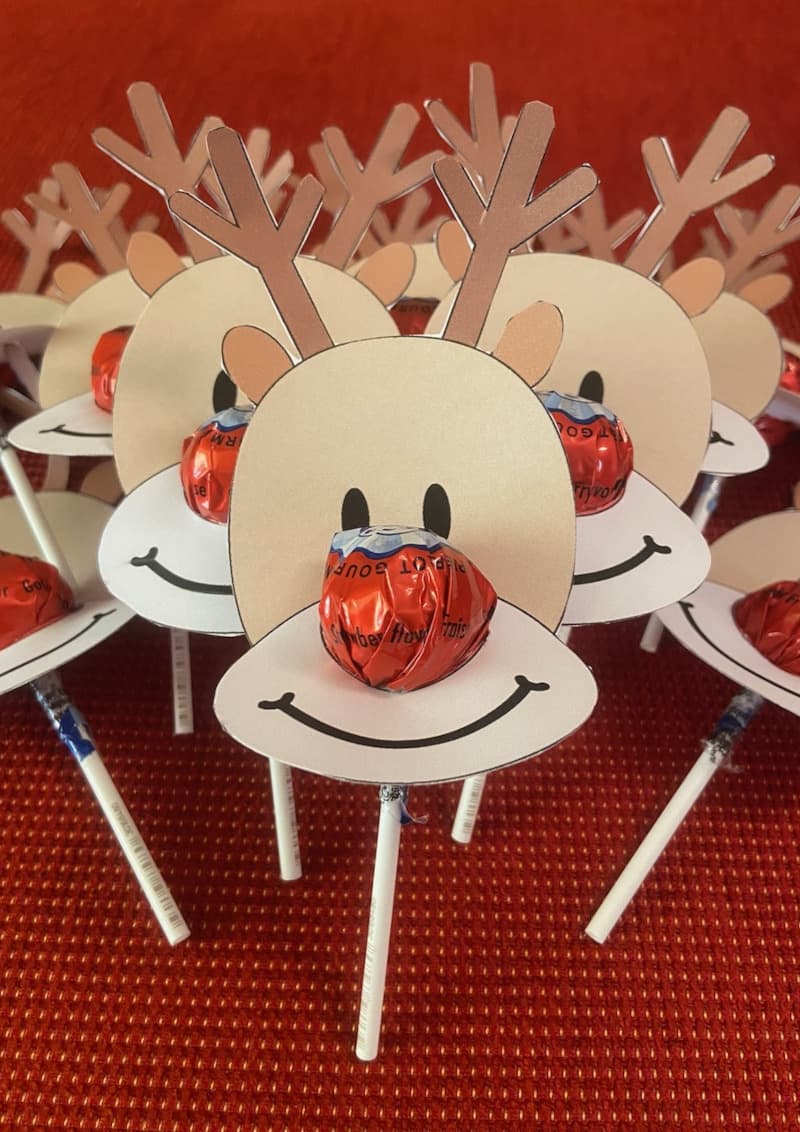 Rudolph Lollipop Craft
