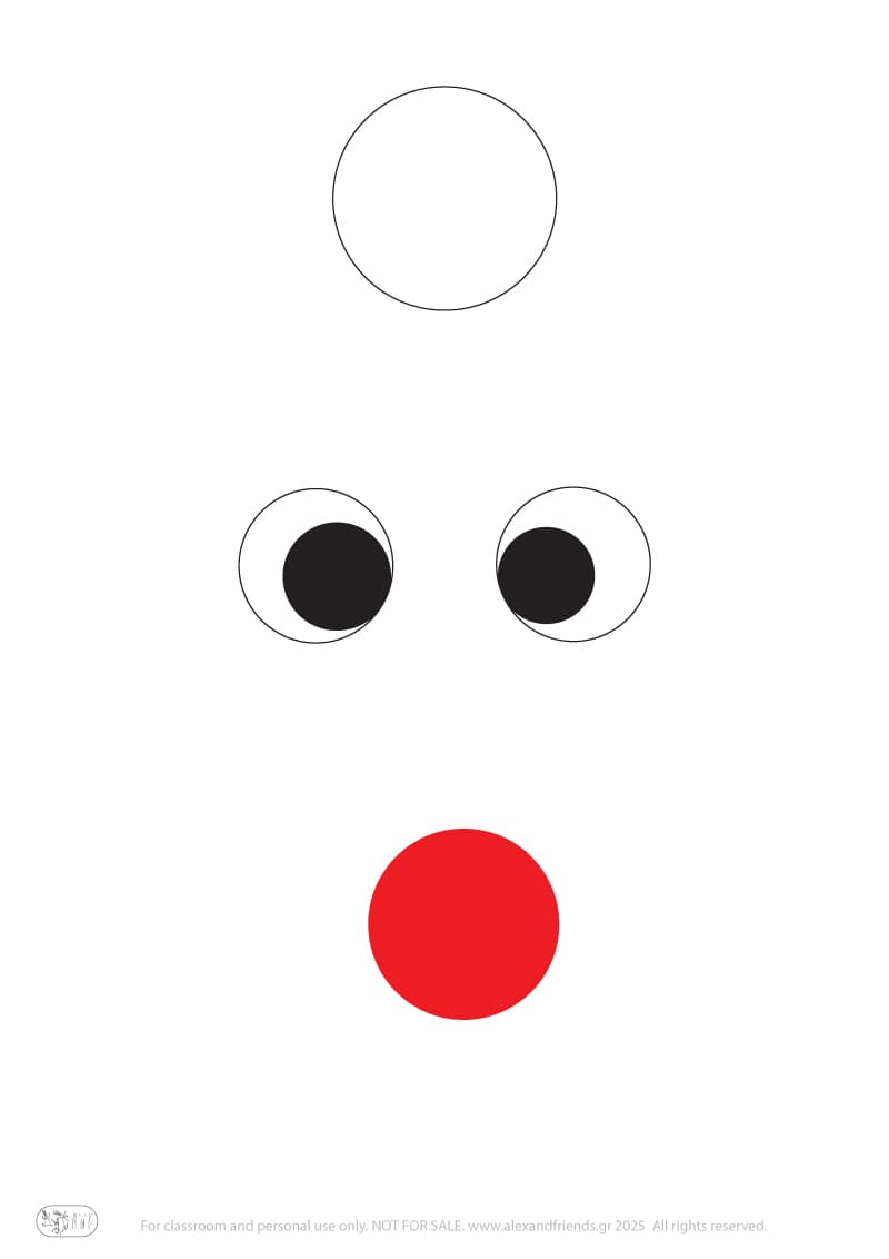 Santa Claus Triangle Craft