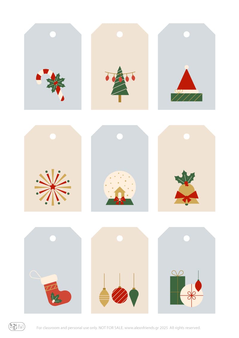 Christmas Gifts Tags