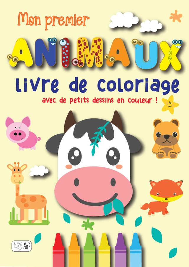 Animaux - Livre de coloriage - ΜΟΝΟ ΜΕ 10,44 ΕΥΡΩ!