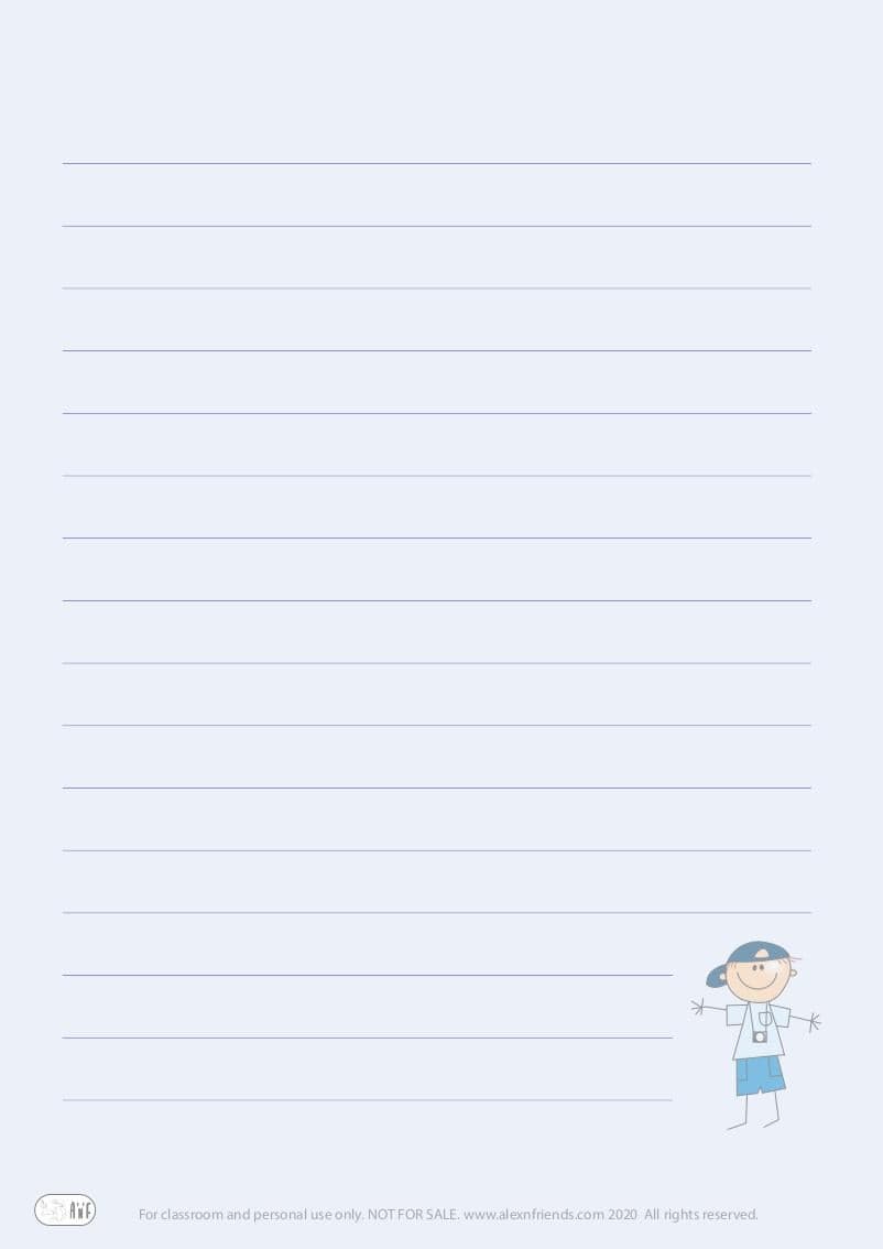 Χαρτί αλληλογραφίας με αγοράκι