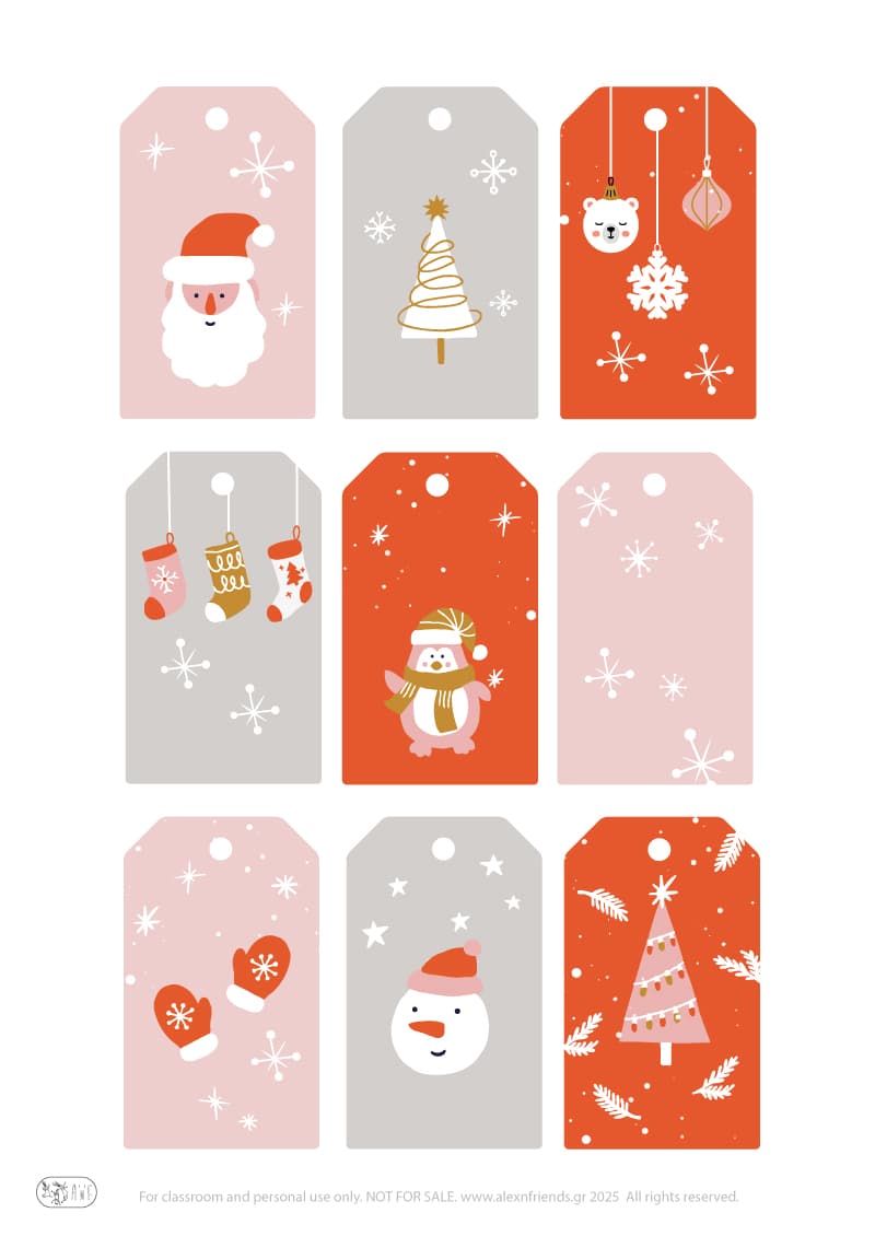 Christmas Gifts Tags