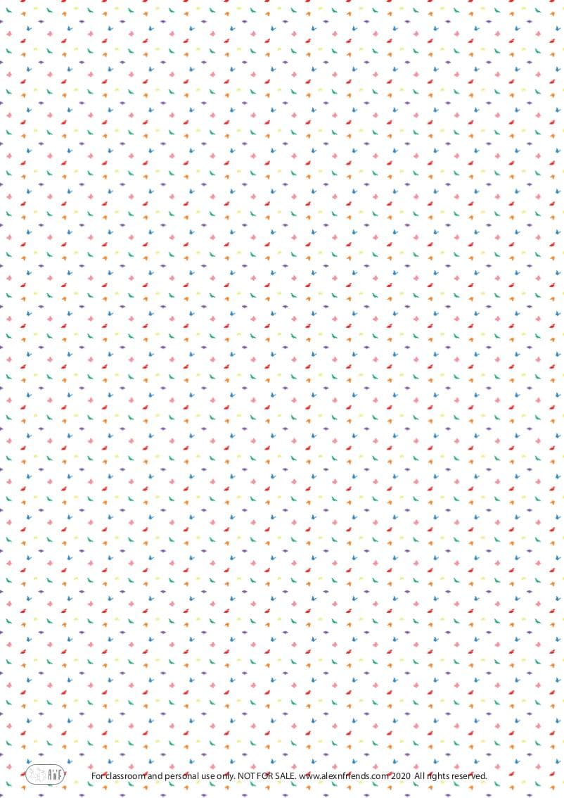 Easy Printable Paper Birthday Cake for kids