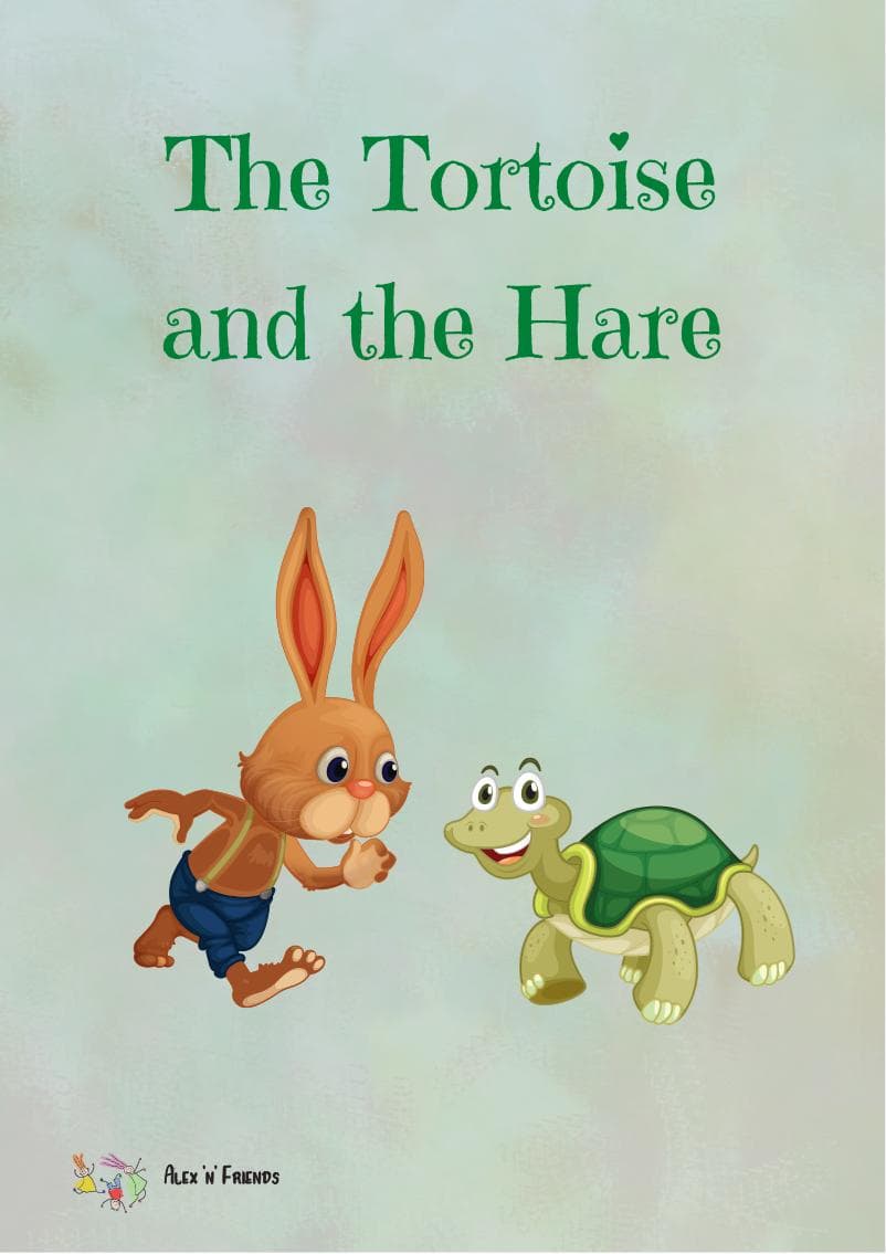 Free printable pdf of the classic fairy tale in english with pictures. The Tortoise and the Hare.