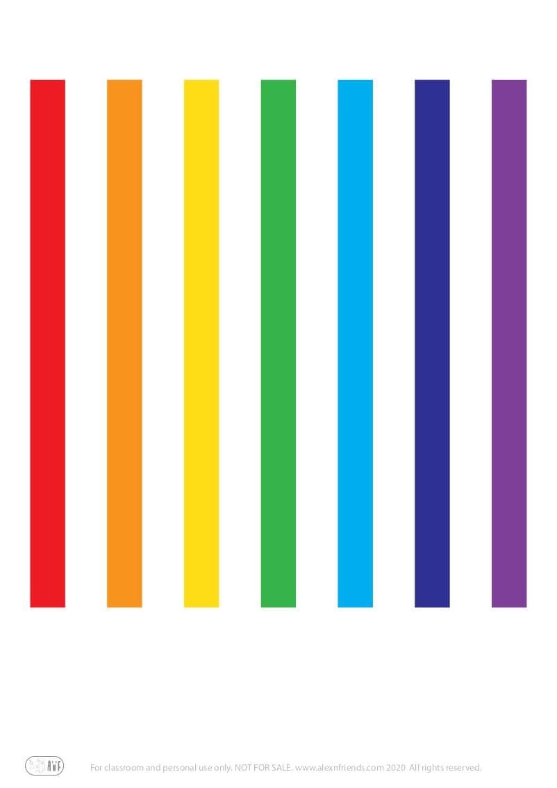 Χειροτεχνία συννεφάκι και ουράνιο τόξο για παιδιά προσχολικής ηλικίας με δωρεάν εκτυπώσιμο υλικό. Τα χρώματα του ουράνιου τόξο.