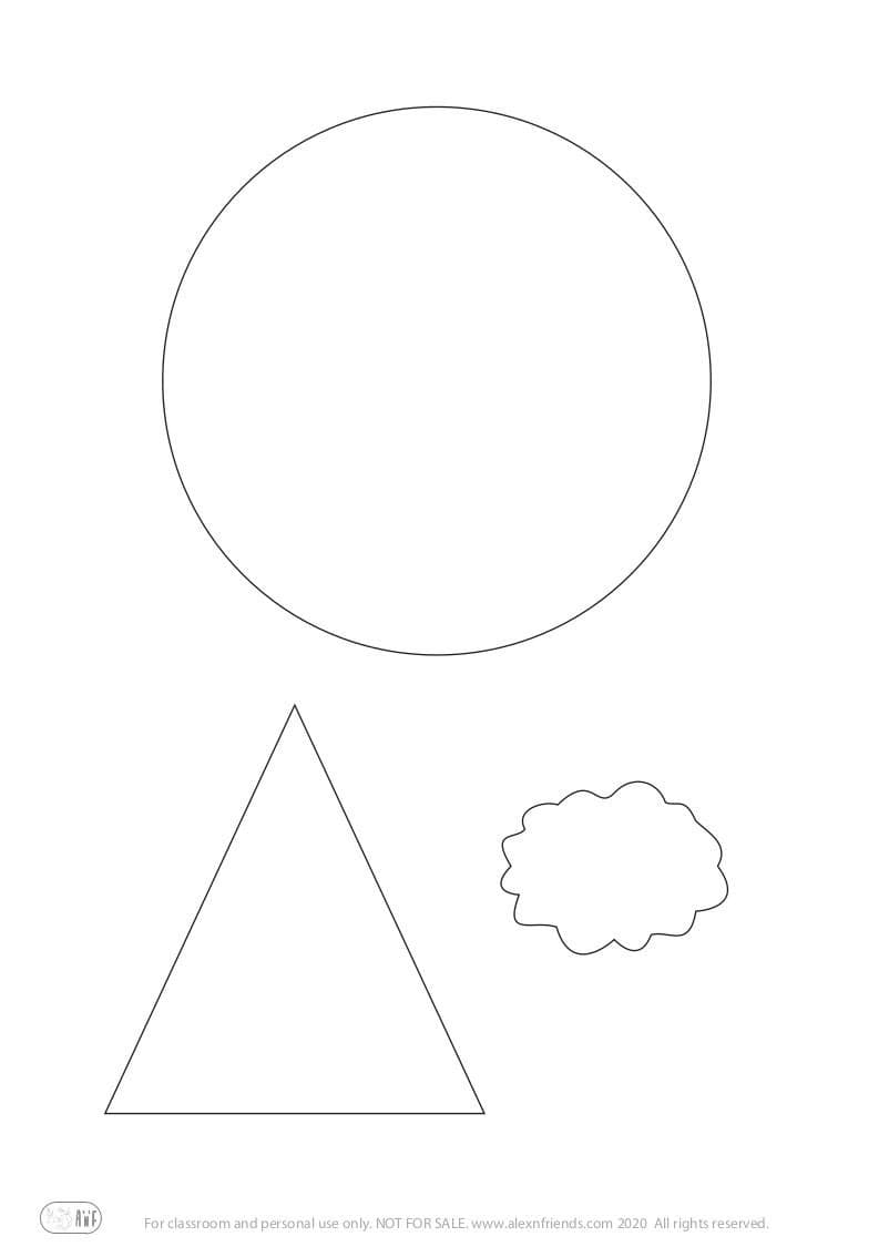 Δωρεάν εκτυπώσιμη χειροτεχνία για τις Απόκριες για παιδιά. Μαυρόασπρα τμήματα του πολύχρωμου κλόουν. 