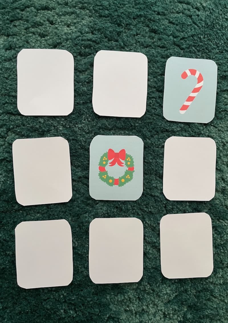 Christmas matching game - Memory game