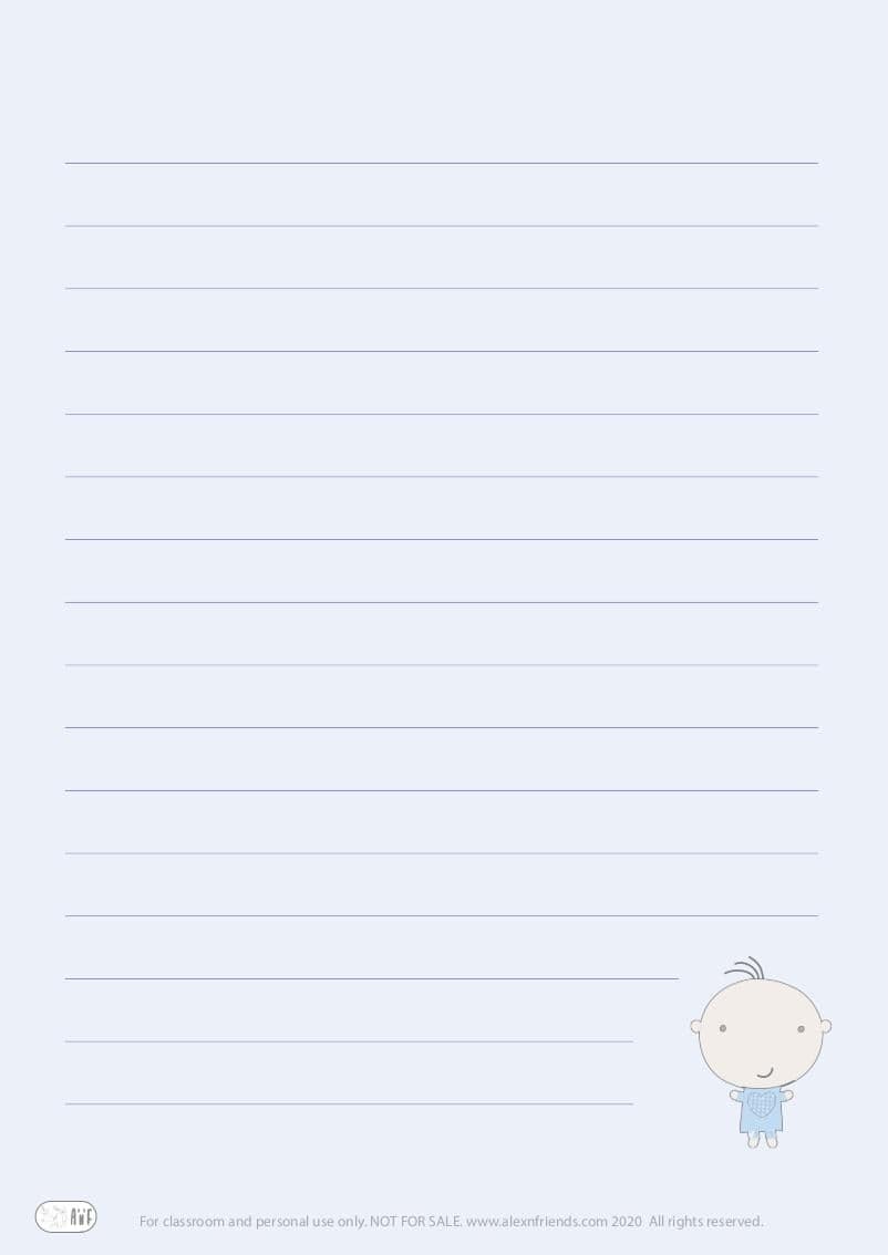 Χαρτί αλληλογραφίας με μωράκι