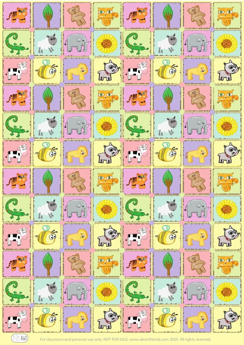 Δωρεάν εκτυπώσιμο χαρτί περιτυλίγματος με παιδικό μοτίβο.