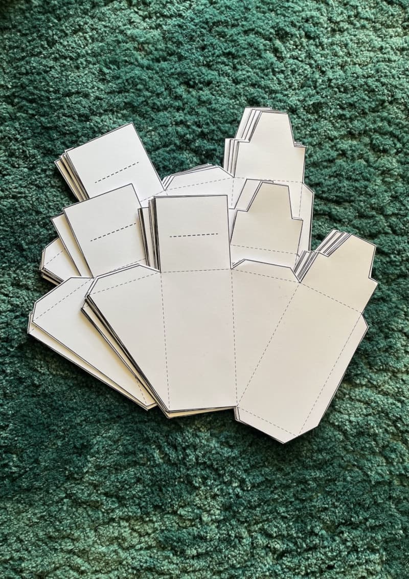 Easy Printable Paper Birthday Cake for kids