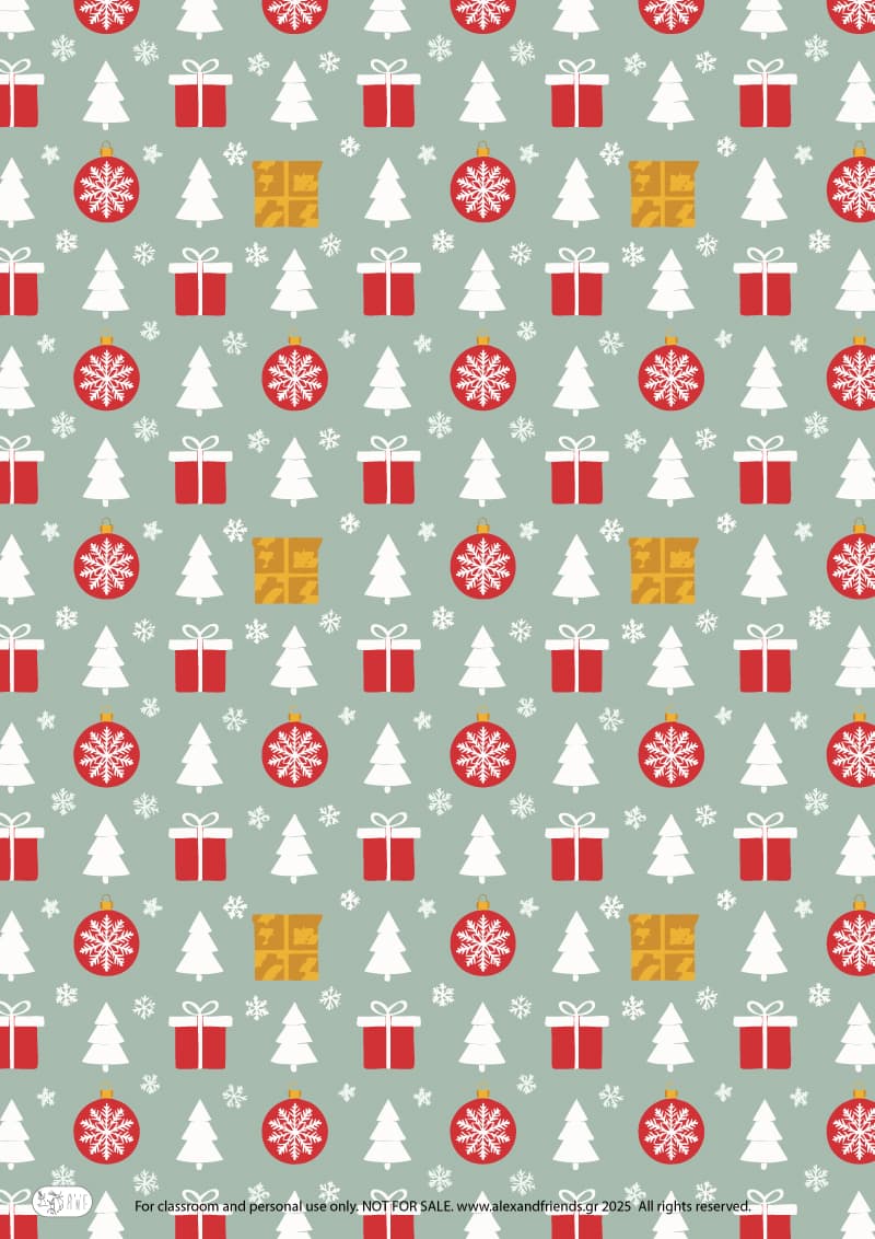 Xmas gifts and trees