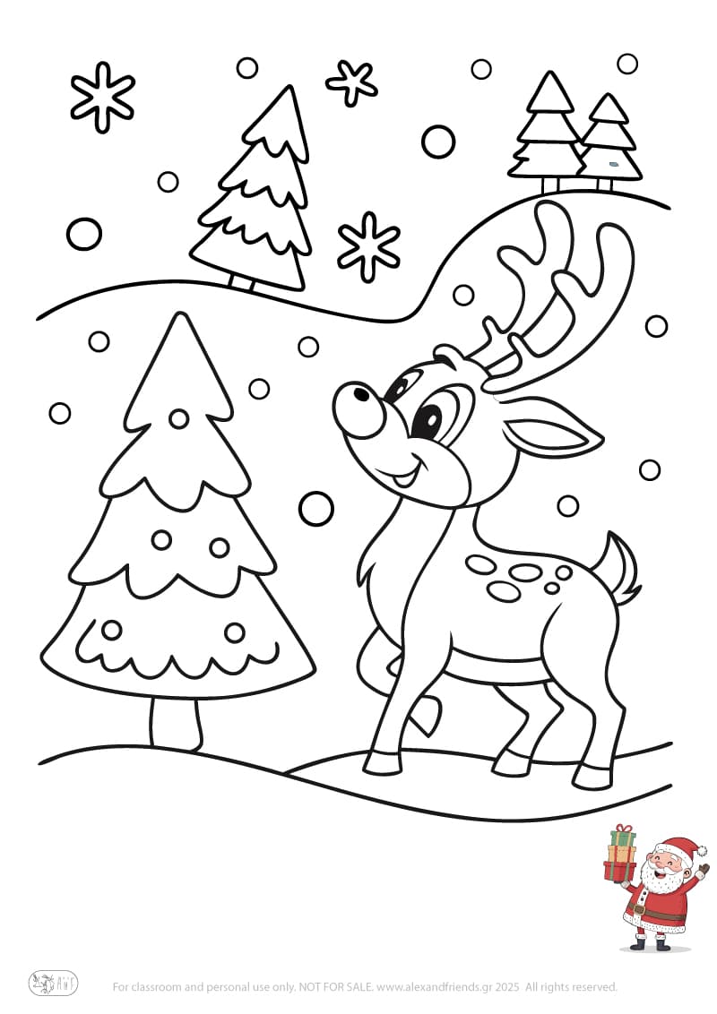 Rudolf in the forest