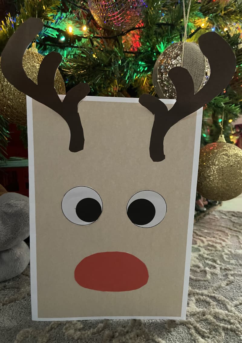 Rudolf card for the holidays