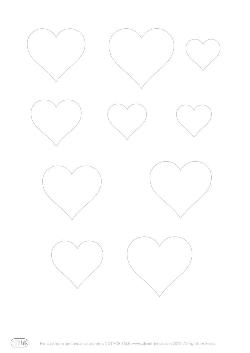 Χειροτεχνία κάρτα με λουλούδια ή καρδιές για την γιορτή της μητέρας για παιδιά προσχολικής ηλικίας με δωρεάν εκτυπώσιμο υλικό. Μαυρόασπρες καρδιές.