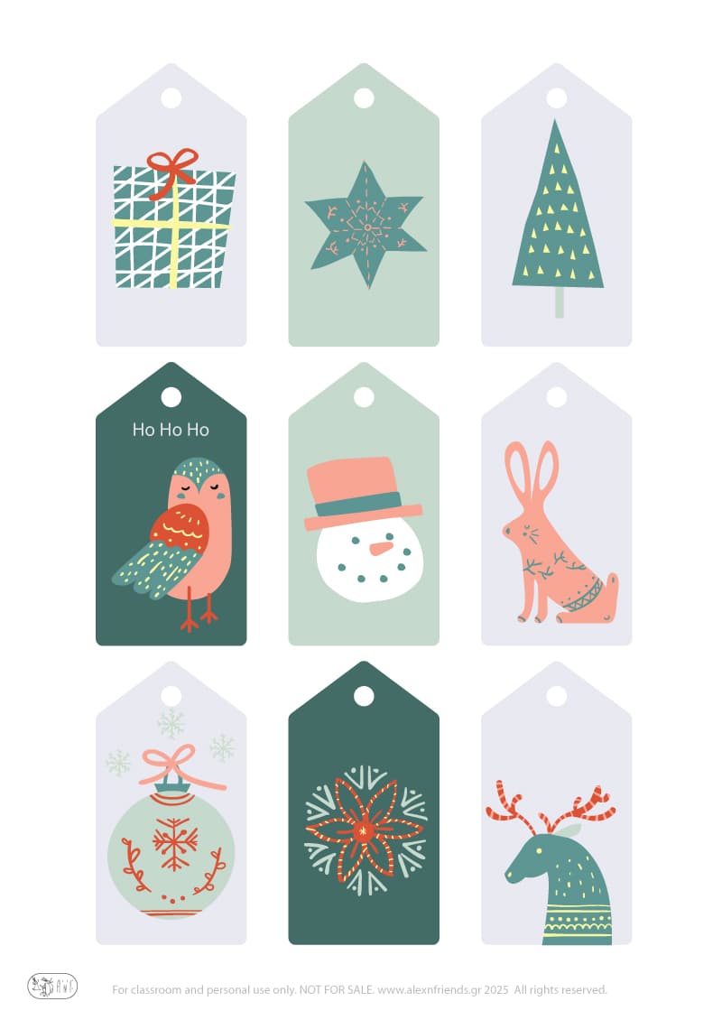 Christmas Gifts Tags