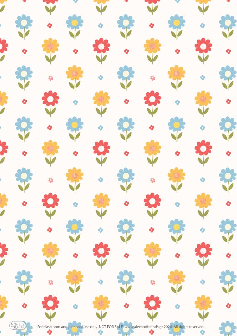 Easy Printable Paper Birthday Cake for kids