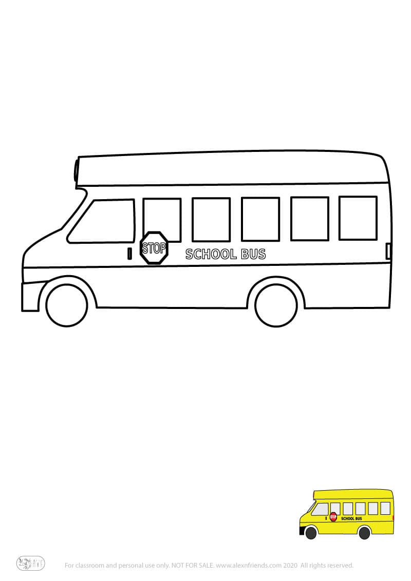 Εκπαιδευτική δραστηριότητα για παιδιά. Δωρεάν εκτυπώσιμο φύλλο ζωγραφικής με σχολικό