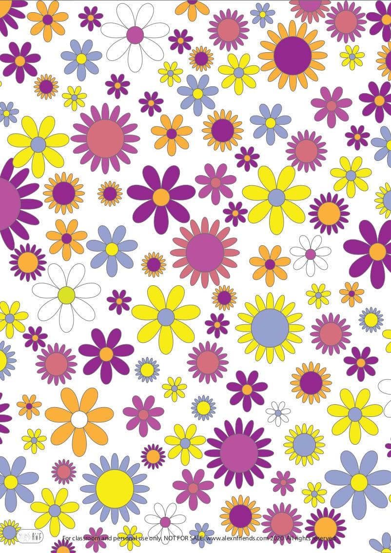 Basket for Easter eggs. Craft for Easter for kids with free printable material. Flowers.