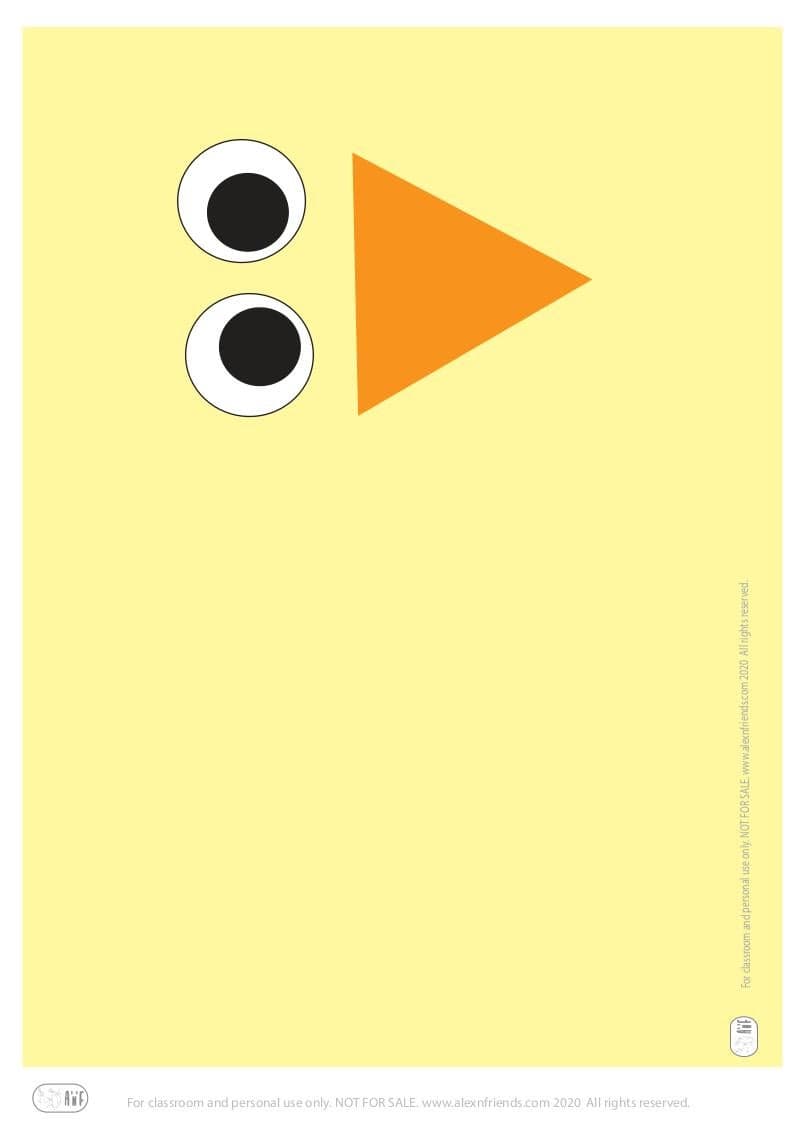 Πασχαλινή χειροτεχνία ευχετήρια κάρτα για παιδιά με κοτοπουλάκι