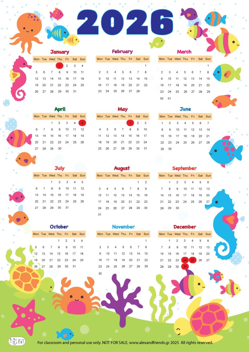 Calendar 2026 - Posters