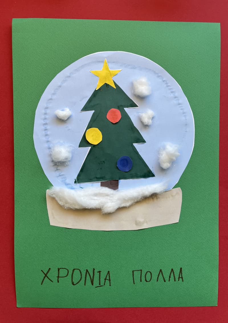 Christmas Snow Globe Craft