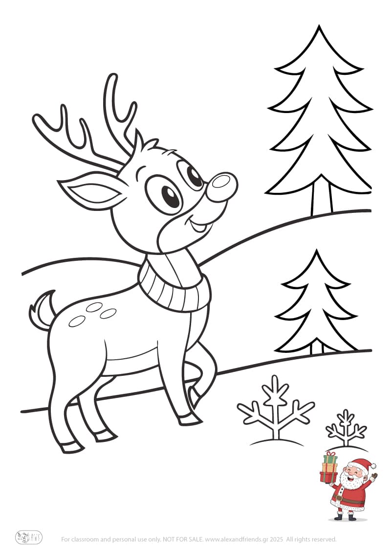 Rudolf in the forest