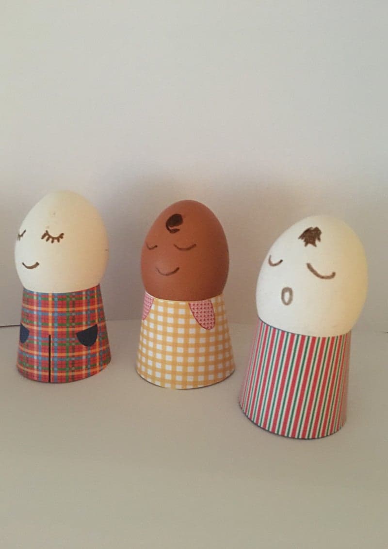 Easter egg bases for egg people for kids.