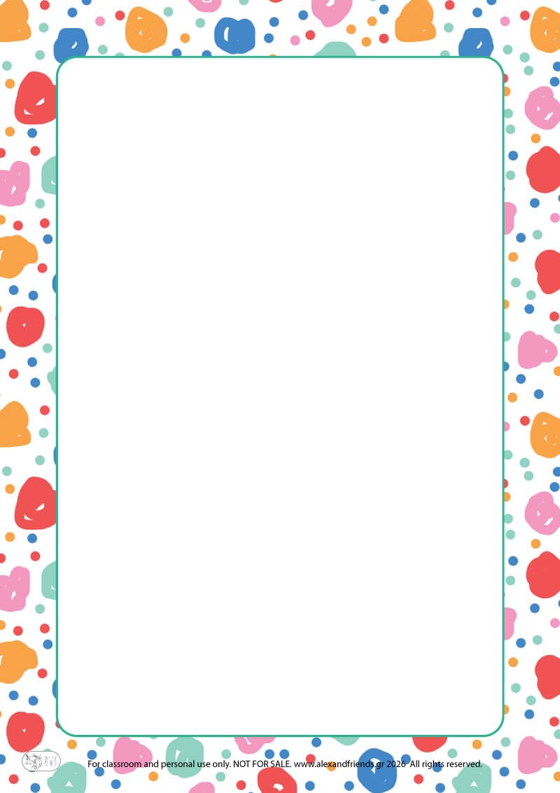 Αποκριάτικο χαρτί αλληλογραφίας