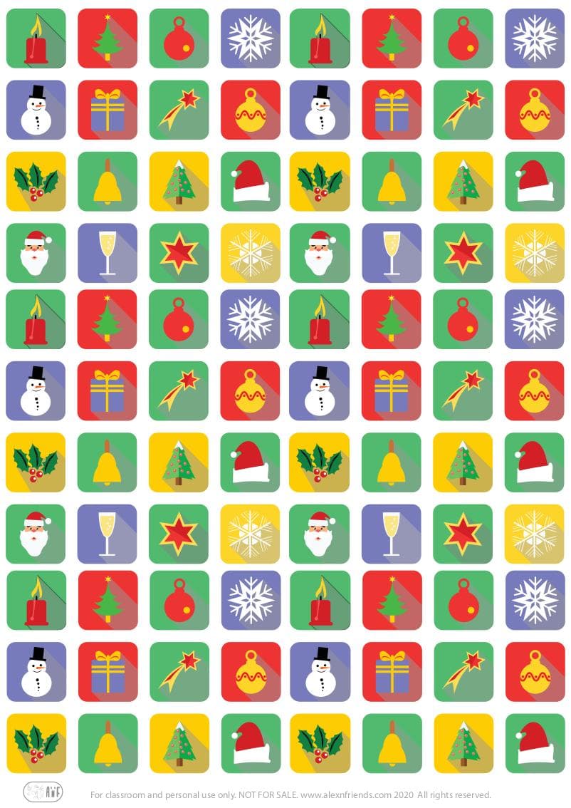 Free printable wrapping paper for Christmas and New Year. 