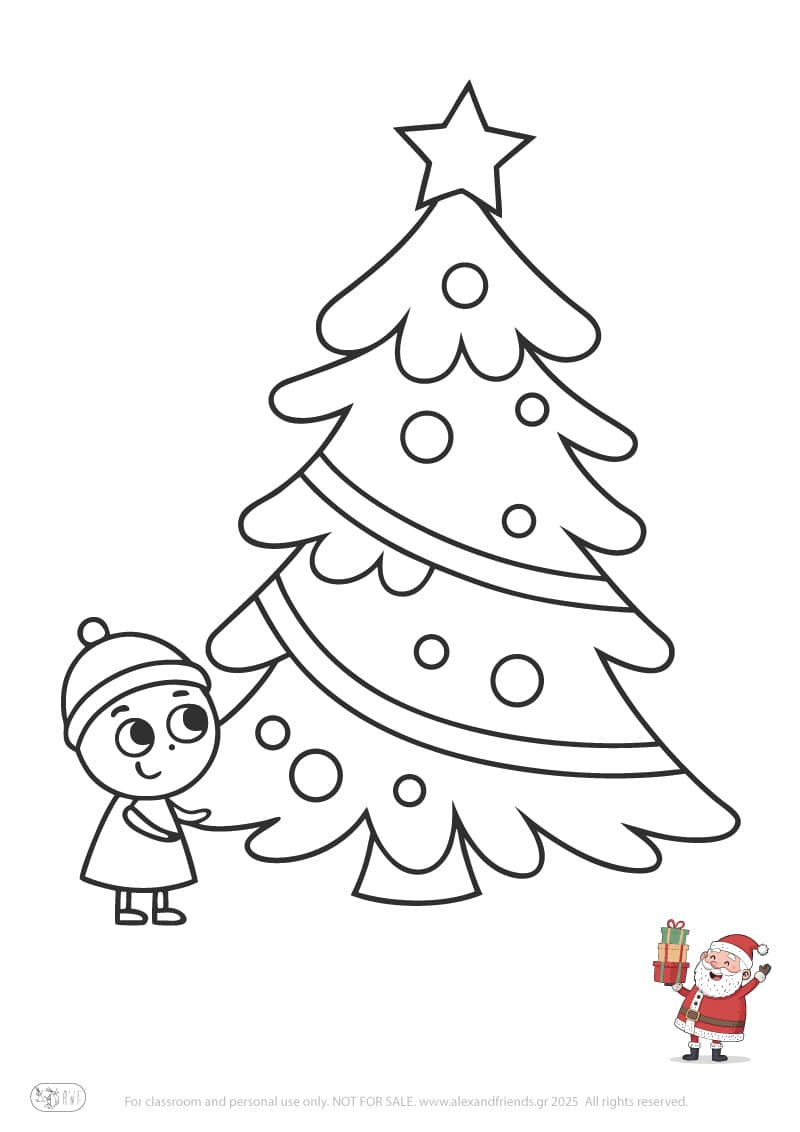 Decorating the xmas tree