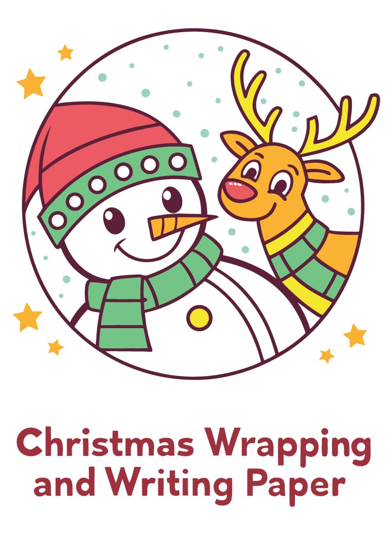 Christmas Writing Paper and Wrapping Paper