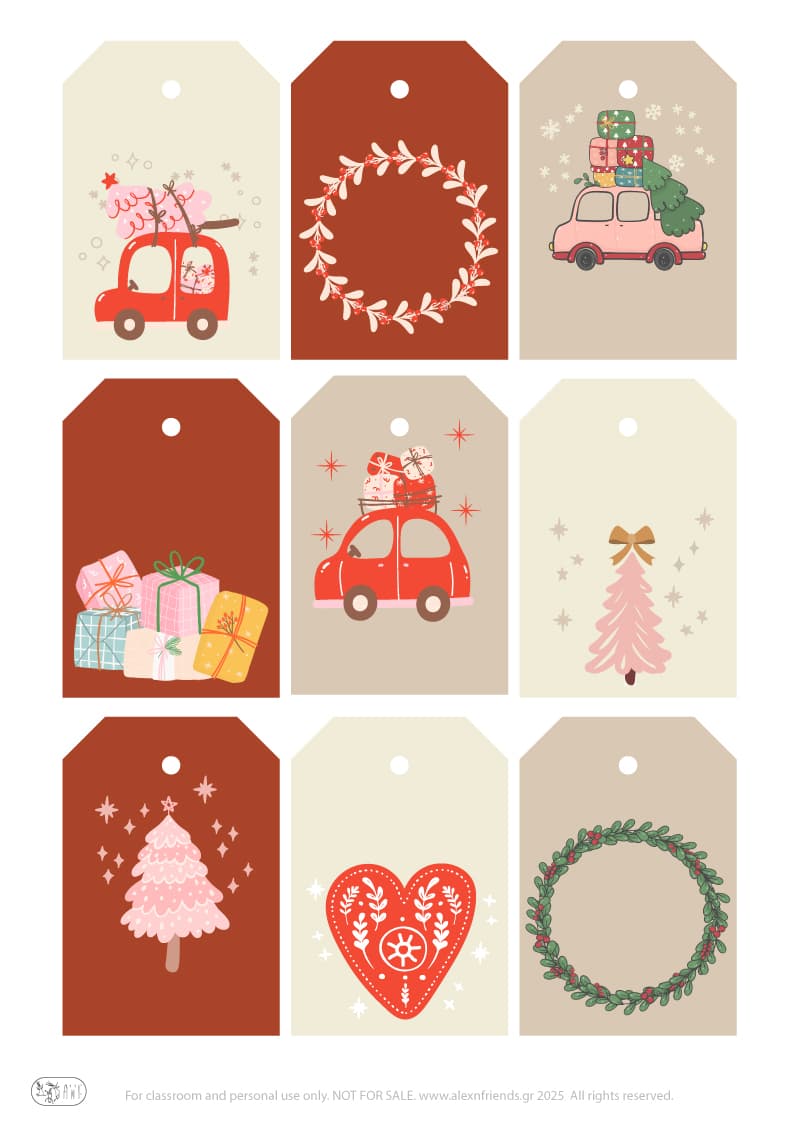 Christmas Gifts Tags