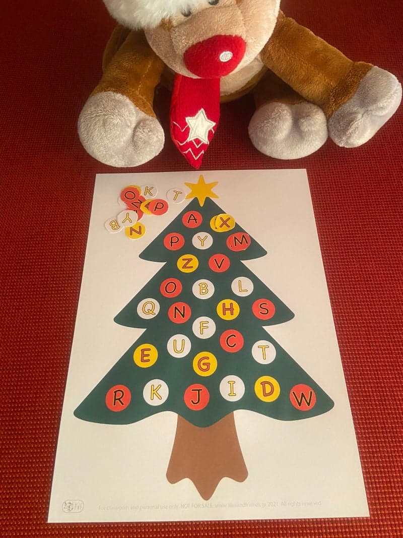Alphabet Christmas Tree