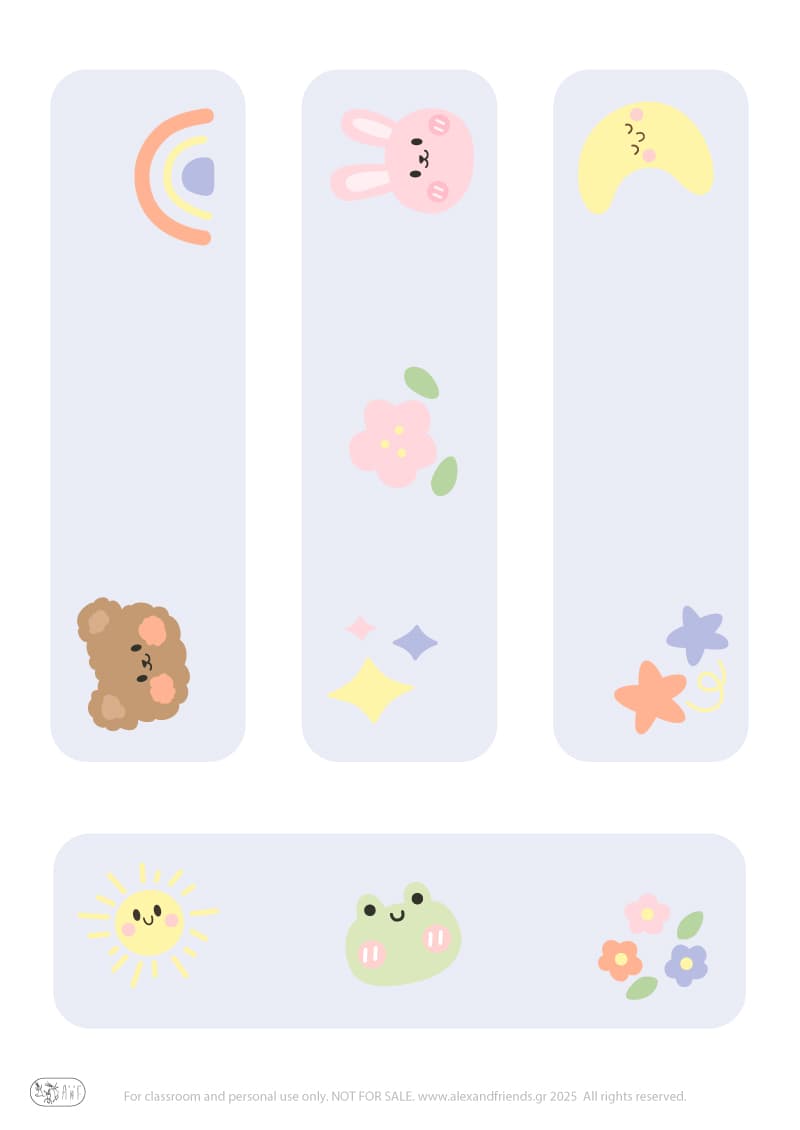 Ζωάκια και λουλουδάκια