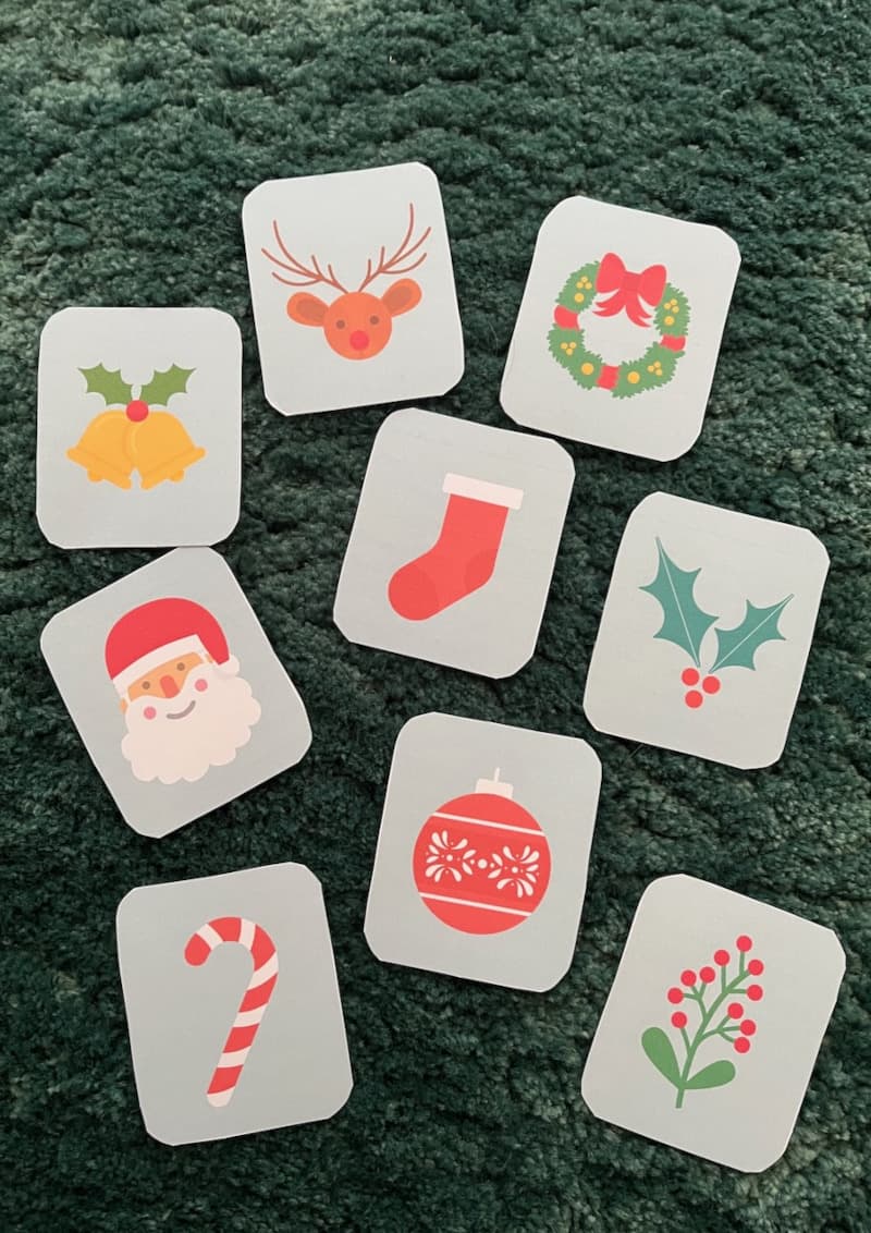 Christmas matching game - Memory game