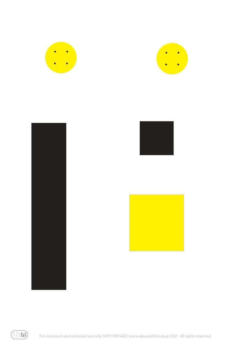 Free printable craft for kids for the holidays. Christmas and New Year's. Santa Claus belly card.