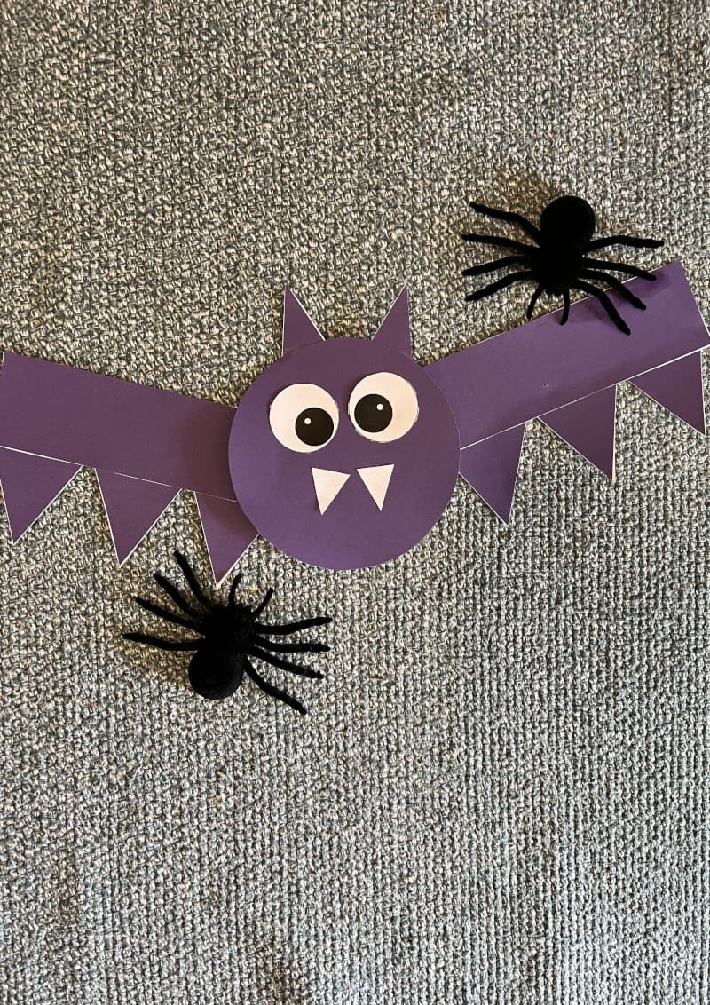 Νυχτερίδες Halloween — παιδική χειροτεχνία από εκτυπώσιμο υλικό