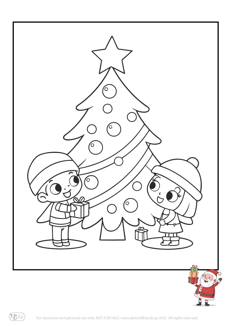 Decorating the xmas tree