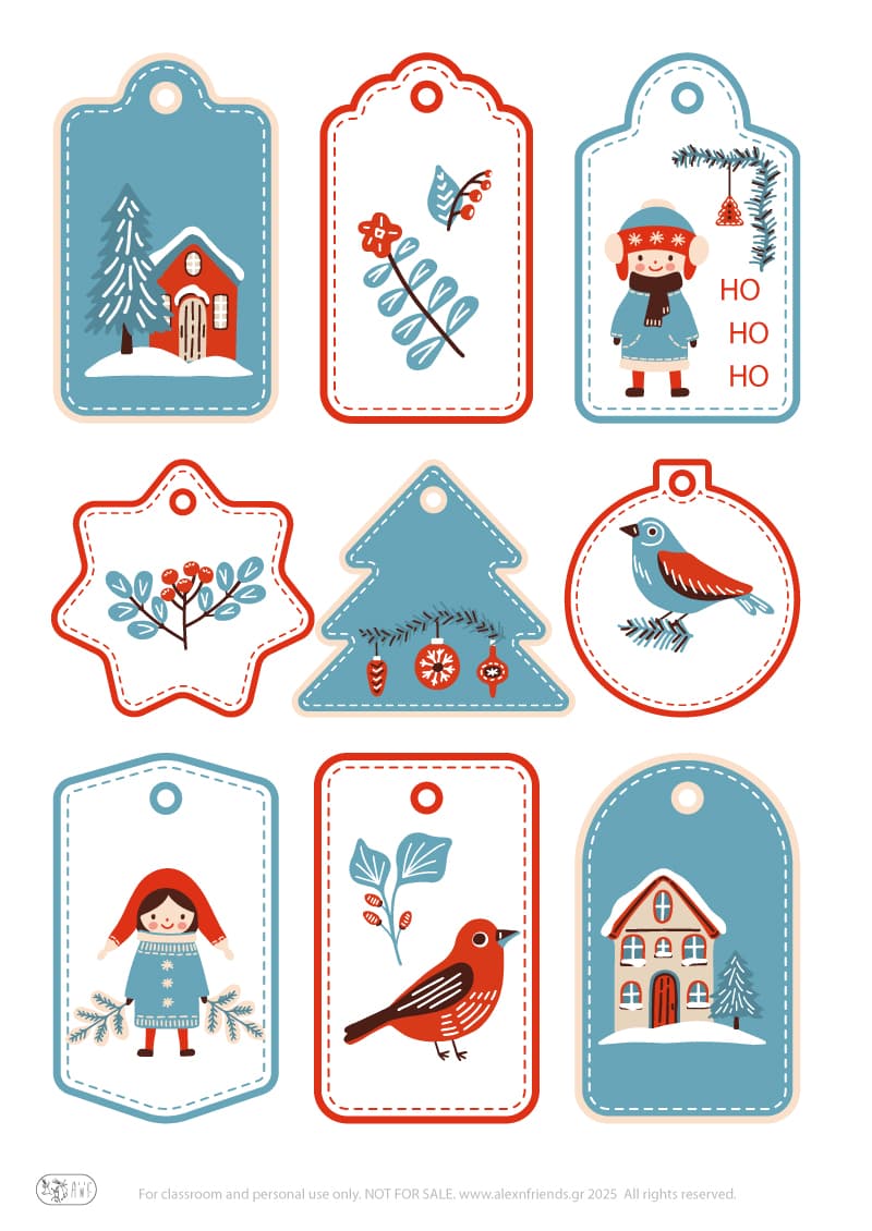 Christmas Gifts Tags
