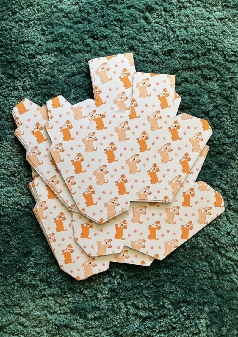 Easy Printable Paper Birthday Cake for kids