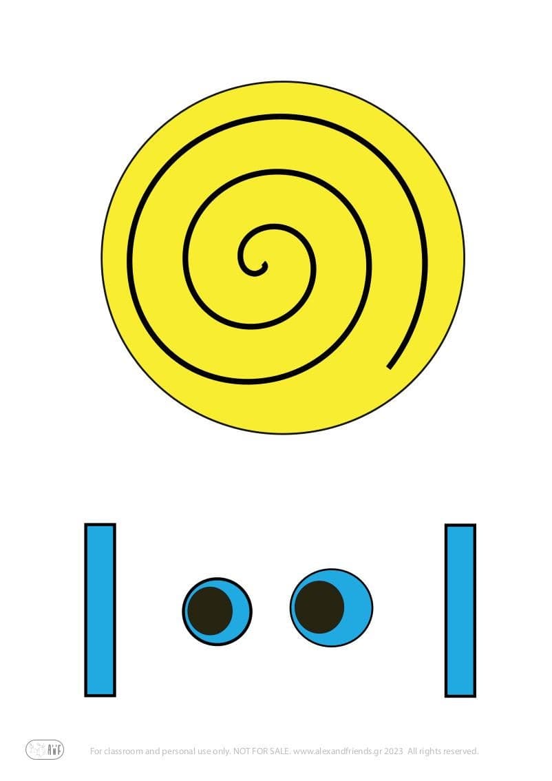 Crafts for kids. Educational material. Snail. Free pintable.