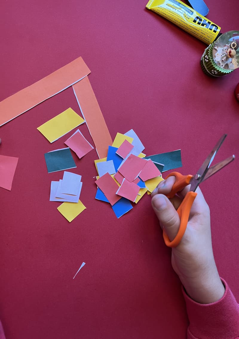Christmas Bauble from a Paper Plate